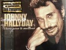 JOHNNY HALLYDAY VIVRE POUR LE MEILLEUR M45T EL Transparent NEUF+Plaquette Promo