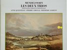 MENDELSSOHN Trios SIGNED X 2 Queffelec/Amoyal/Lodeon Erato STU 71025 French LP
