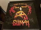 Sum 41 - Order In Decline - Signed Limited Edition Yellow Vinyl LP - Brand New
