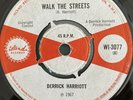DERRICK HARRIOTT Walk The Streets BOBBY ELLIS Step Softly ISLAND WI3077 1967 EX+