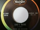 JOHN LEE HOOKER SHE'S MINE A NEW LEAF VEE JAY 453 CHICAGO BLUES 45