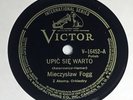 MIECZYSLAW FOGG w/ ORKIESTRA POLISH 78 RECORD VICTOR 16452 E+
