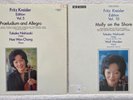 Fritz Kreisler Edition Vinyl LPs Vol 5 & 10 Takako Nishizaki Excellent