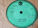 SAM COOKE Chain Gang  UK ORIGINAL 1-Sided DEMO  RCA 1202