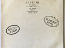 AC/DC ACDC LIVE 78 BON SCOTT RED VINYL LP RARE PRIVATE PRESS LIMITED EDITION