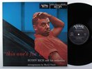 BUDDY RICH This One's For Basie VERVE LP VG+/NM mono japan 1983 reissue insert