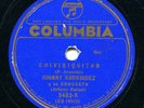 CUBA - Johnny Rodriguez and orchestra on Columbia, 1936