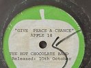 Beatles UK APPLE 18 rare TEST pressing 45 HOT CHOCOLATE 