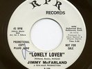 JIMMY MCFARLAND - LONELY LOVER /  LET ME BE YOUR MAN 1969 RPR Promo 45 RPM EX