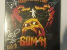Sum 41 Order In Decline - Rare Signed Limited Edition Yellow Vinyl LP- Brand New