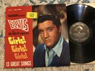 ELVIS PRESLEY   GIRLS GIRLS GIRLS LP   RCA VICTOR LSP-2621 LIVING STEREO   3S/3S