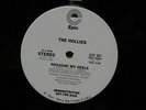 The Hollies 12 inch single Draggin My Heels Promo on Epic
