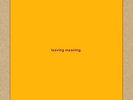 Swans - Leaving Meaning [VINYL]