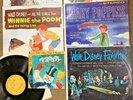 6 Walt Disney Vinyl Records Marry Poppins Greyfriars Bobby Frosty Winnie T Pooh