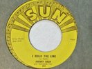Johnny Cash-Get Rhythm b/w I Walk The Line-Sun #241-Rockabilly- 7