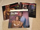 DR NO / GOLDFINGER / FROM RUSSIA WITH LOVE - VINYL 12” ALBUMS