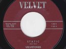 RARE SURF GARAGE 45 - The Velvetones - Static / Doheny Run - Velvet 1964 VG++