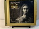 Vintage Favorite Passages Holy Bible Old+New Testament Vinyl Record Set RARE