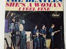 RARE 45 RPM RECORD: “I Feel Fine” / “She’s A Woman,” The Beatles  FB