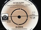 Blondie In The Flesh 7” Private Stock Records PVT 105 Rare UK New Wave Mint