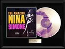 NINA SIMONE THE AMAZING RARE GOLD METALIZED RECORD LP ALBUM NON RIAA AWARD