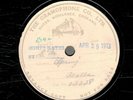 374g1.  Nellie Melba - Spring - Gramophone White Label Advance Copy 03328