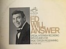 RADIO SHOW: 1968 'ED WILL ANSWER' ED AMES 8 EXTENDED INTERVIEWS & 8 TUNES