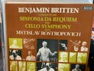Rare Decca Stereo FFSS SXL 6641 Britten/Rostropovich 'Requiem' NM/NM+ UK