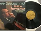 W114 Dvorak Cello Concerto Rostropovich Talich Supraphon 87 152 MK