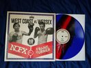 NOFX FRANK TURNER BLUE RED COLOR VINYL LP