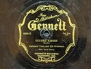 ALPHONSO TRENT Gennett 6664 Louder & Funnier Gilded Kisses Territory Jazz 78 V+