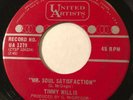 NORTHERN SOUL Timmy Willis MR. SOUL SATISFACTION United Artists 45 rare Canadian