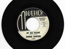 RONNIE DAWSON-MAVERICK 101 PROMO RARE ROCKABILLY TEEN 45 RPM MY BIG DESRE VG+