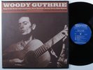 WOODY GUTHRIE Sings Folk Songs FOLKWAYS LP VG+ with insert **