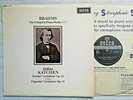 BRAHMS complete piano works Vol.7  JULIUS KATCHEN  UK DECCA LP SXL 6218 STEREO
