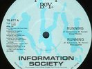 Information Society Running STILL SEALED Vinyl Single 12inch NEW OVP