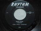 LITTLE WILLIE LITTLEFIELD:  Ruby-Ruby / Easy Go- Rhythm 108- 50's Blues Rock  EX