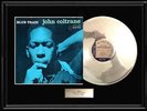 JOHN COLTRANE BLUE TRAIN ALBUM WHITE GOLD SILVER METALIZED RECORD LP RARE