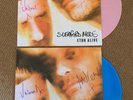 SLEAFORD MODS - ETON ALIVE -  PINK & BLUE VINYL HAND SIGNED BY BOTH