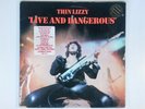 Thin Lizzy ?– Live And Dangerous, Double Promo LP VG+ 1978