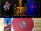 ORIGINAL 1978 RUSH Album HEMISPHERES on RED VINYL w POSTER Lp Record NEAR MINT