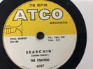 SEARCHIN' THE  COASTERS 78RPM GRADES V+ ROCK 'N' ROLL