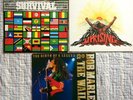 x3 Bob Marley And The Wailers LPs Albums - Survival/Uprising/ Birth of a Legend