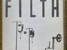 PUNK | FILTH -- DON'T HIDE YOUR HATE 45 W/POSTER SLEEVE VG+ ORIGINAL ISSUE