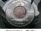 HB BARNUM 'It Hurts Too Much To Cry' VG++ nice ORIGINAL northern soul 45