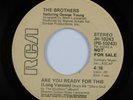 70s Soul 45 BROTHERS Are You Ready For This RCA promo HEAR *
