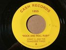 JOHNNY CASH Cash Records ROCK AND ROLL RUBY / YOU'RE MY BABY  VG+/VG++  LISTEN