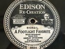 78 RPM EDISON 51052 Somewhere Dixie SHIRLEY SPAULDING Banjo Re-Creation Record