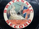 MUSIC HALL STARS G.H. CHIRGWIN - BEN LAWES ON MEGA-RARE ‘BRITANNIC RECORD’ 78