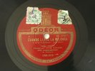 Tango Carlos Gardel Cuando Llora la Milonga French 78RPM Odeon 188.015 EX+